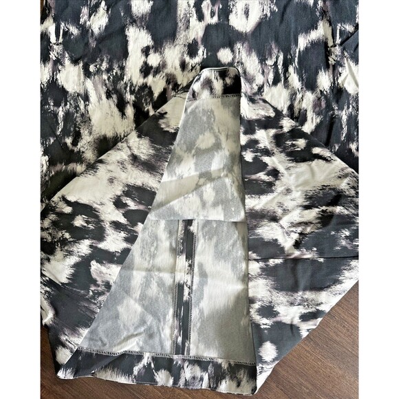 Natori Women's Printed Sleeveless Shift Dress with Pockets Black & White Small - Picture 7 of 9